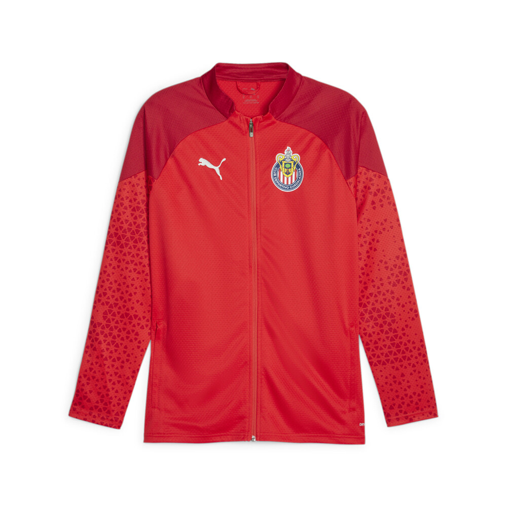 Мужская красная повседневная спортивная верхняя одежда на молнии Puma Chg Training Jacket 77362304