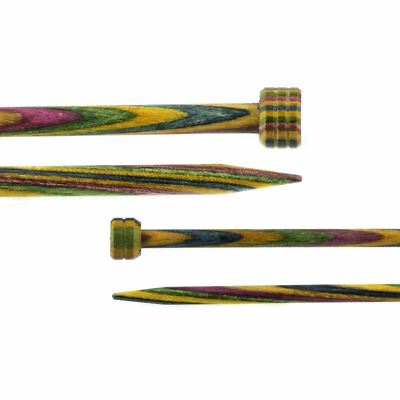 KnitPro Symfonie Holz 15 cm gerade/einzelne Stricknadeln