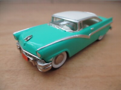 Brooklin Models #23; 1956 Ford Fairlane; green and white; detailed; mint & boxed