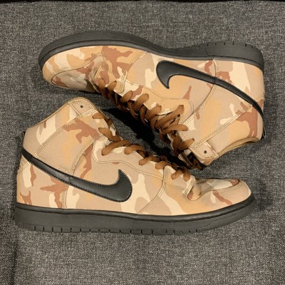 nike sb dunk high desert camo