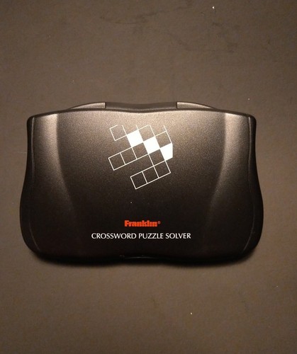 Franklin Handheld Electronic Crossword Puzzle Solver CWP-206 Tested & Working