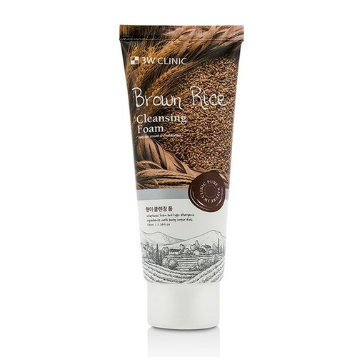 3W-Clinic-Cleansing-Foam-Brown-Rice-100ml-Cleansers
