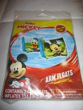 NEW Disney Junior Mickey Mouse 2 Arm Floats Swimming Arm Bands Ages 3+