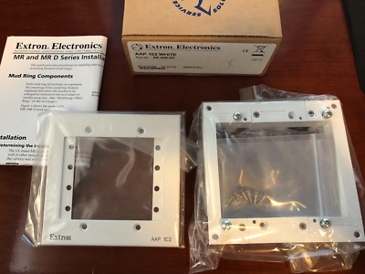 Extron AAP 102 White Two-Gang AAP Mounting Frame 60-300-03 New in Box 