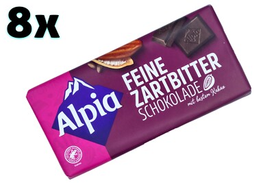 4x / 8x ALPIA Dark Chocolate   premium chocolate from Germany  TRACKED SHIPPING