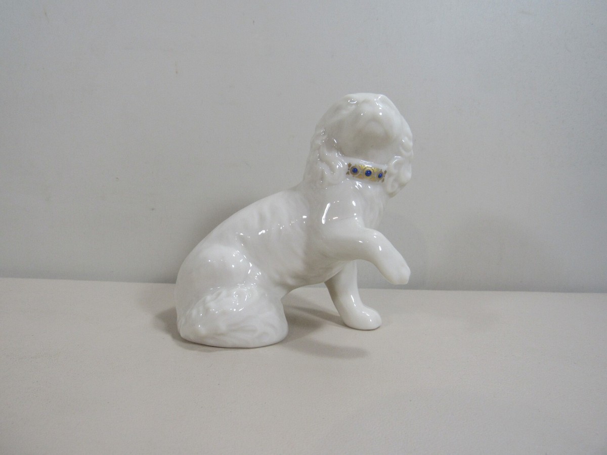 レノックス猫 ( 犬 ) Tender Devotin Spaniel Dog Lenox Porcelain Jeweled Cocker Spaniel Dog Figurine | eBay