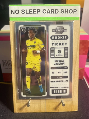 2022-23 Chronicles La Liga Nicolas Jackson Contender Optic Rookie Ticket