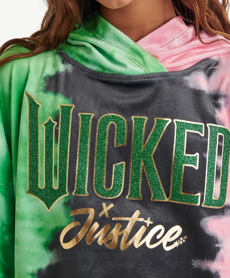 Conjunto de Jogger con Capucha Justice Girls Wicked Talla XS 5-6 Tie Dye Terciopelo SUPER Suave Nuevo con Etiquetas Foto 3 de 4