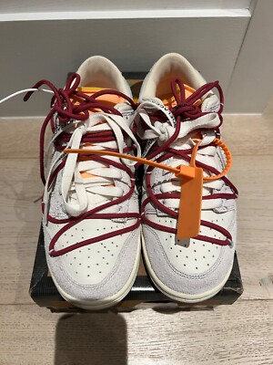 Nike Dunk Low x Off-White Lot 35 of 50 2021 Sneakers Size 6.5