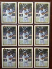 Lot of 9 1990 Bowman Ken Griffey Jr Mariners HOFer Baseball Cards #481 NM-MT