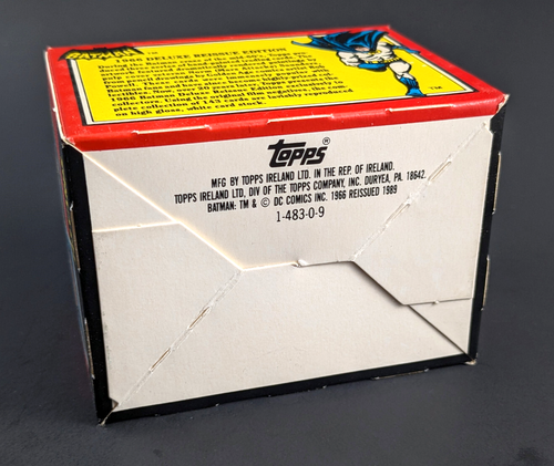 Juego de caja de 143 cartas Topps Batman 1966 1989 edición de lujo reedición sellado - Imagen 7 de 9