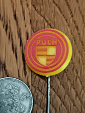 PUCH MOTORCYCLE SCOOTER MOPEDS  PLASTIC LAPEL STICK PIN BADGE 1960's