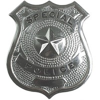 Widmann S.R.L. 8213302 - Polizei-Marke Metall 7 Cm Groß Aus Metall NEU
