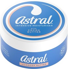 Astral Face & Body Intensive Moisturiser Cream with Cocoa Butter 200ml UK