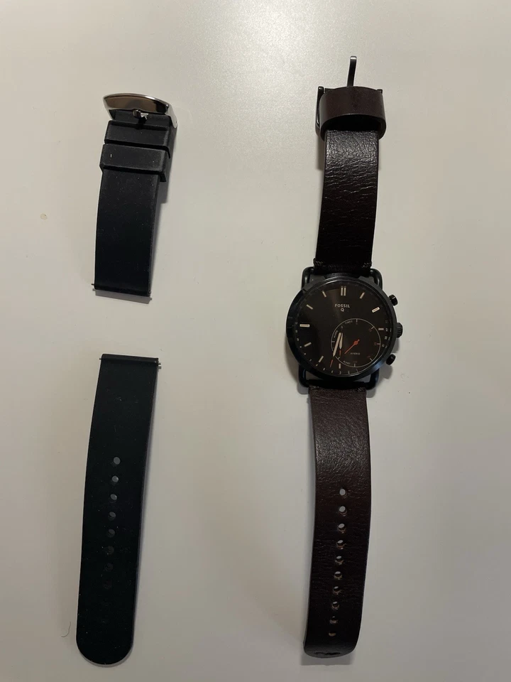 Fossil Q Commuter Hybrid-Smartwatch FTW1150 Mit Extra Armband Und Anleitung - Bild 3 von 4