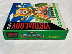 Mario&rsquo;s Tennis Virtual Boy Japan NTSC‑J New Unused Box Manual Nintendo 1995 Rare