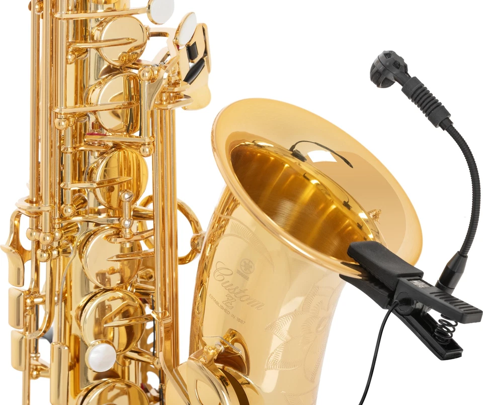 B-WARE Kondensator Clip Mikrofon Bläser Mikrofon Blasinstrumente Schwanenhals - Bild 3 von 4