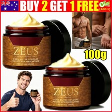Zeus Men Body Butter Cologne, Pheromone Infused Moisturizing Body Cream 100g