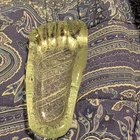 vintage blenko big foot glass ash tray