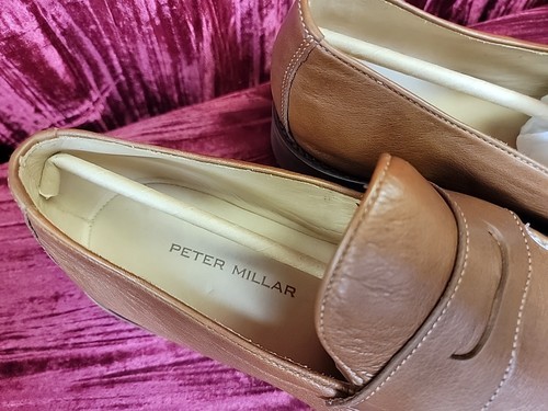 Zapato Mocasín Peter Millar Para Hombre 11 Excursionist Penny COÑAC NUEVO NOBOX MS25XF25 - Imagen 4 de 19