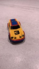 Tyco Porsche Turbo 935 Slot Car Whale Tail Yellow Red Blue 3 HO Scale