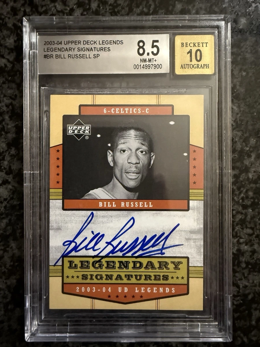 Bill Russell Autographed Basketball Trading Cards for sale | eBay