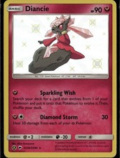 Diancie Shiny Holo Rare Hidden Fates: Shiny Vault SV36/SV94 Fairy Holofoil Pokem