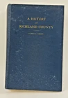 Richland County, SC History Green 1932 1st Ed  Fold-Out Map Many Names + Index