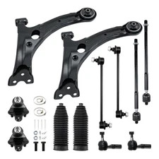 12 Pcs Front Suspension Parts For 2003-2008 Toyota Matrix 2003-2006 Pontiac Vibe