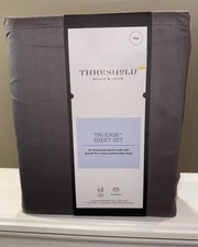Threshold Tri-Ease 500 Thread Count Sheet Set FULL GREY 
