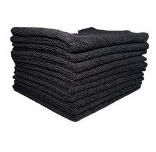 10 Pk Premium Microfiber Detailing Cleaning Towels No Lint 16x16 300 GSM