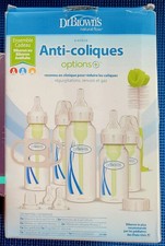 NEW- Dr. Brown's Natural Flow AntiColic Options Narrow Bottle To Sippy Gift Set