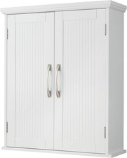 Newport Removable Wall Cabinet W/ Double Doors- White