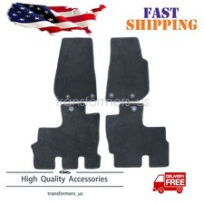 Fits 2014 2015 2016 2017 2018 Jeep Wrangler 4-door Floor Mats Carpet Black New Fits 2014 2015 2016 2017 2018 Jeep Wrangler 4-door Floor Mats Carpet Black New