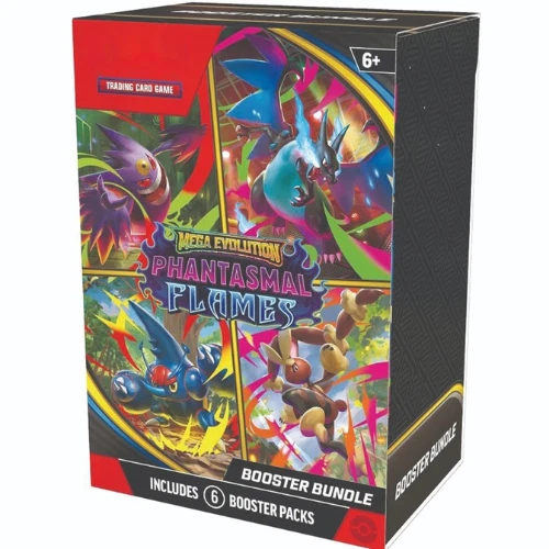 Pokémon Mega Evolution | Phantasmal Flames Booster Bundle | 6 Pack