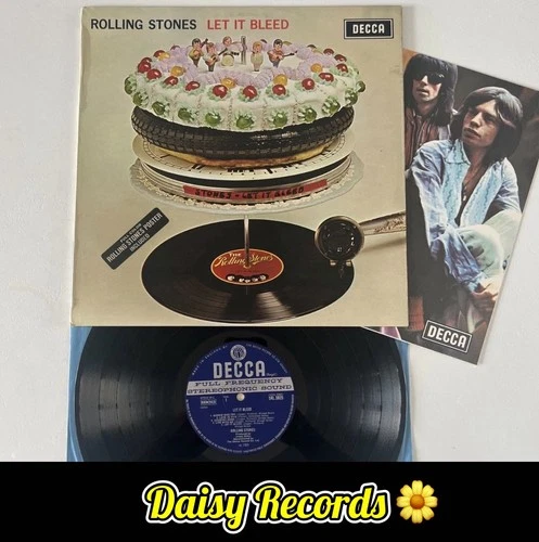 The Rolling Stones-Let It Bleed 1st UK Unboxed Stereo w/Sticker, Poster & Inner
