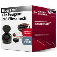 E-Satz 13Polig Universell für Peugeot 206 Fliessheck 08.1998-03.2003 Neu