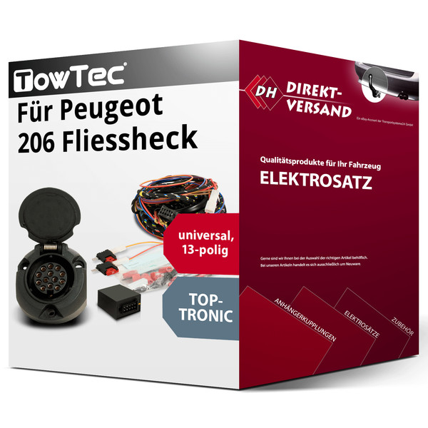 E-Satz 13Polig Universell für Peugeot 206 Fliessheck 08.1998-03.2003 Top-image