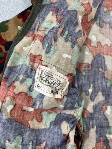 Vintage Swiss Army Taz M83 Field Jacket Mens L Alpenflage Camouflage Full Zip image 8
