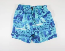 Vilebrequin Shorts Mens XL Blue Swim Trunks Mesh Brief Lined Moorise Adult NEW