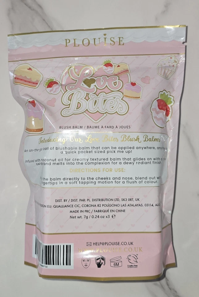 Plouise Love Bites Blush Balm Trio Strawberry Fields 🍓 - Image 2 of 3