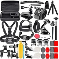 50 in 1 Camera Accessory Kit for GoPro and other cameras