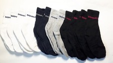 Image of DONNAY 12 PACK CREW SPORTS SOCKS KIDS UK C8 - C13 BOYS GIRLS MIXED COLOURS
