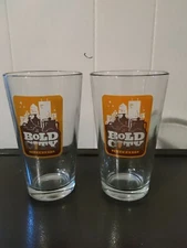Bold City Brewery Jacksonville FL IPA Beer Glasses Craft Beer Pub Pint Set