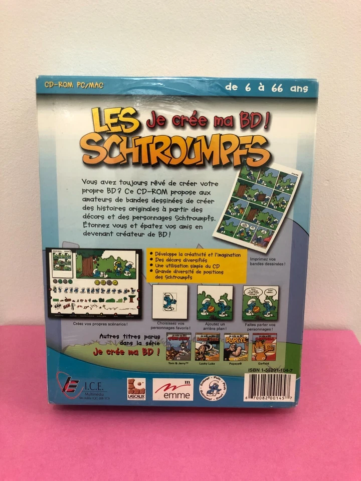 Les Schtroumpfs - Je Crée Ma BD! - PC Big Box - New & Sealed - The Smurfs - Image 2 of 4