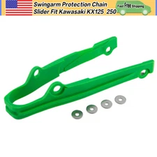 New Swingarm Chain Slider KA03703026 for Kawasaki 125 250 KX250 KX125 Green