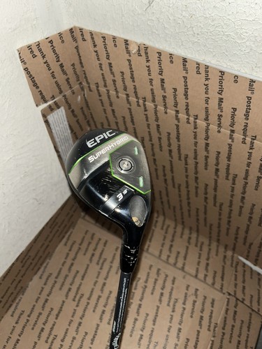 Callaway Epic Super 3-18* Hybrid RH Aerotech SteelFiber fc 65 W/Cover And Tool - Picture 2 of 17