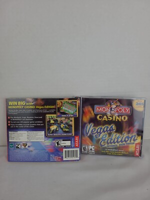 Monopoly Casino Vegas Edition Computer [PC CD ROM] Over 245 Game Variations! B1