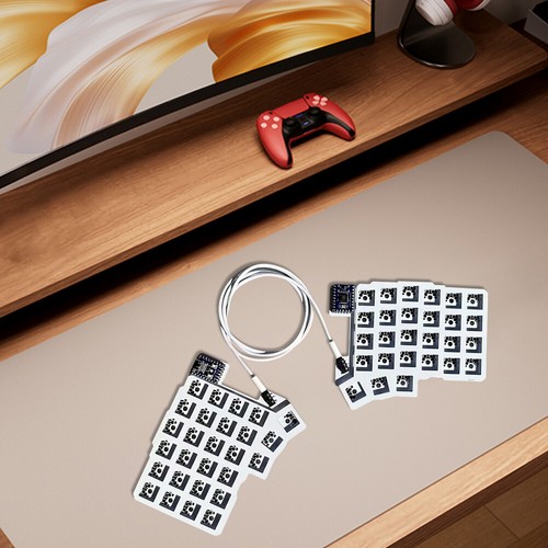 Split Keyboard Wired Ergonomics Keyboard Hot Swap Split-layout Keyboard for PC - Afbeelding 14 van 27