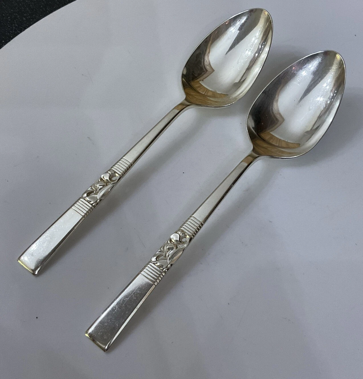 Community Silver Plate 21.5cm ONIEDA MORNING STAR Server Serving Spoons Cutlery